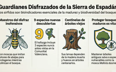 ¿Sabías que en la Sierra de Espadán viven «moscas» que se disfrazan de abeja?